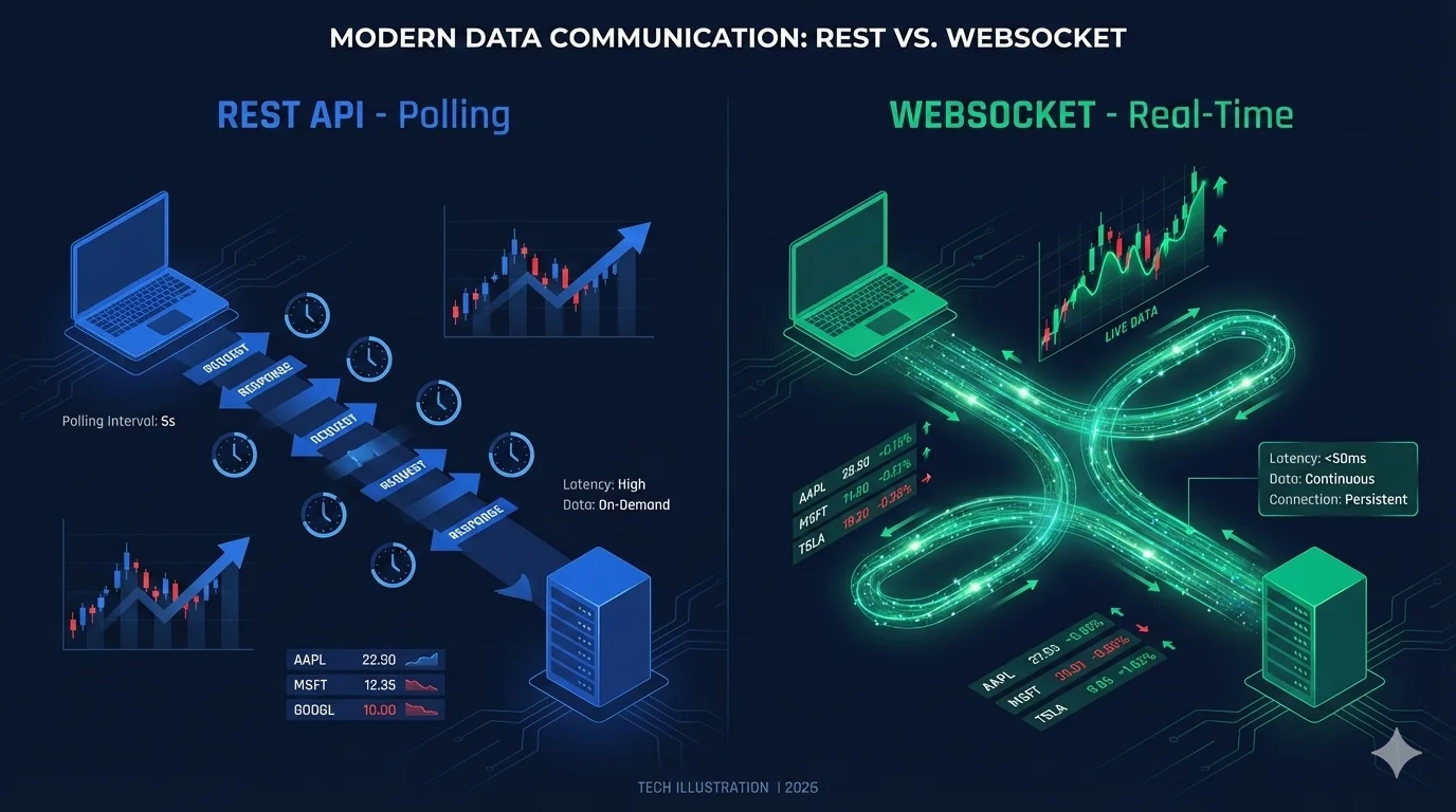 WebSocket vs REST API: Which is Better for Real-Time Stock Data?